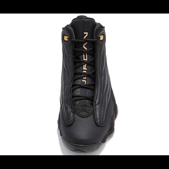 jordan pro strong black and gold